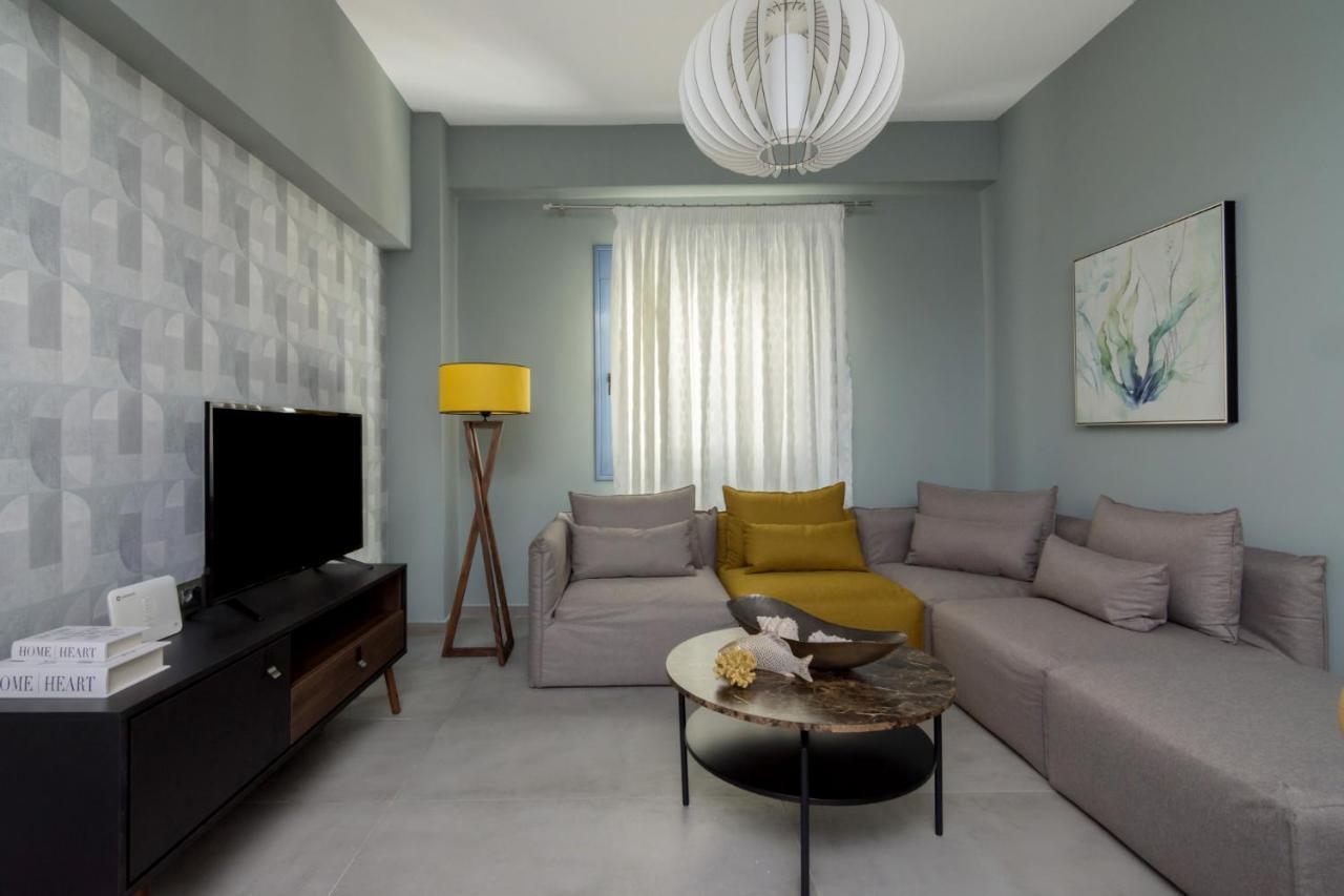 Hippy Designed 3Bedroom Apartment In Heraklion Eksteriør billede